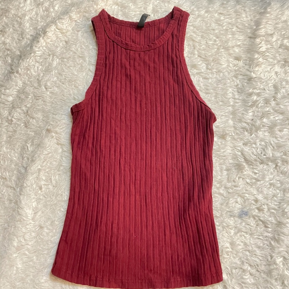 Oboe red tank top